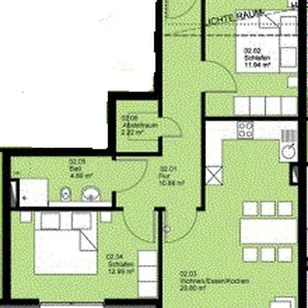 Strandglueck Haus C Strandglueck 2c 公寓 沙博伊茨